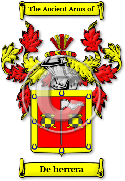 De herrera Family Crest Download (jpg) Legacy Series - 150 DPI