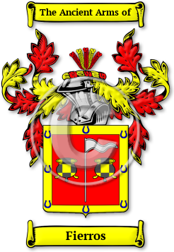 Fierros Family Crest Download (jpg) Legacy Series - 150 DPI