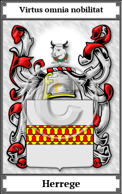 Herrege Family Crest Download (JPG) Book Plated - 600 DPI