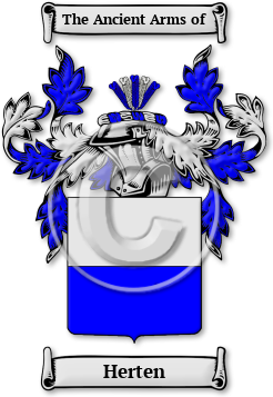 Herten Family Crest Download (jpg) Legacy Series - 150 DPI