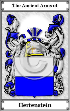 Hertenstein Family Crest Download (JPG) Book Plated - 600 DPI