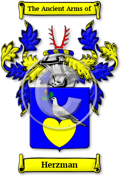 Herzman Family Crest Download (jpg) Legacy Series - 150 DPI