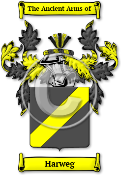 Harweg Family Crest Download (jpg) Legacy Series - 150 DPI