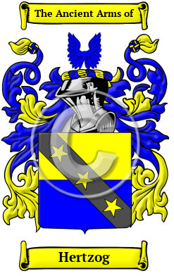 Hertzog Family Crest Download (JPG) Heritage Series - 600 DPI