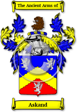 Askand Family Crest Download (jpg) Legacy Series - 150 DPI