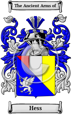 Hess Family Crest Download (JPG) Heritage Series - 600 DPI