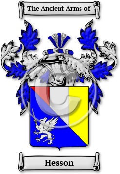 Hesson Family Crest Download (jpg) Legacy Series - 150 DPI