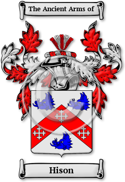 Hison Family Crest Download (jpg) Legacy Series - 150 DPI