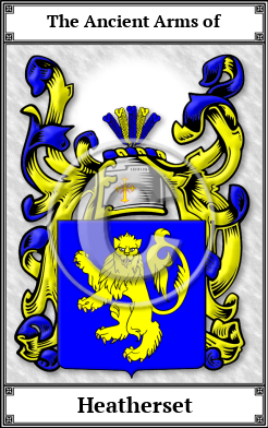 Heatherset Family Crest Download (JPG) Book Plated - 600 DPI