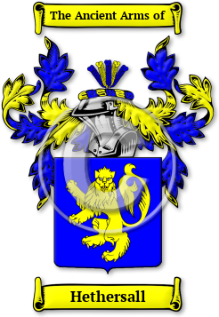 Hethersall Family Crest Download (jpg) Legacy Series - 150 DPI