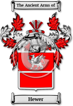 Hewer Family Crest Download (jpg) Legacy Series - 150 DPI