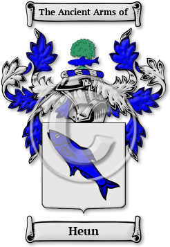 Heun Family Crest Download (JPG) Legacy Series - 600 DPI
