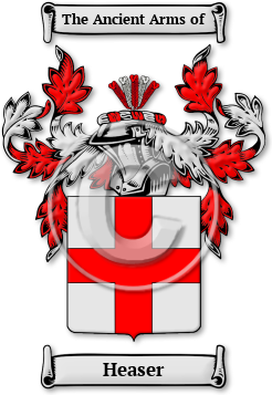 Heaser Family Crest Download (jpg) Legacy Series - 150 DPI