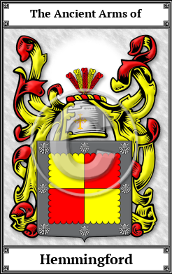 Hemmingford Family Crest Download (JPG)  Book Plated - 150 DPI