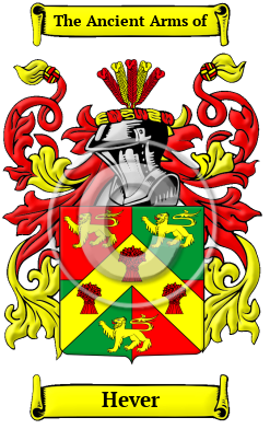 Hever Family Crest/Coat of Arms