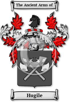 Hugile Family Crest Download (jpg) Legacy Series - 150 DPI