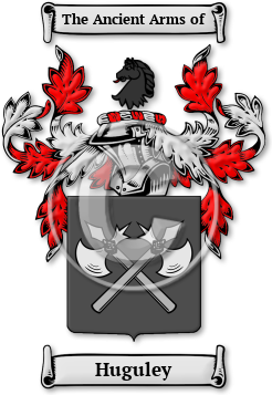 Huguley Family Crest Download (jpg) Legacy Series - 150 DPI
