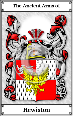 Hewiston Family Crest Download (JPG) Book Plated - 600 DPI