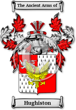 Hughiston Family Crest Download (jpg) Legacy Series - 150 DPI