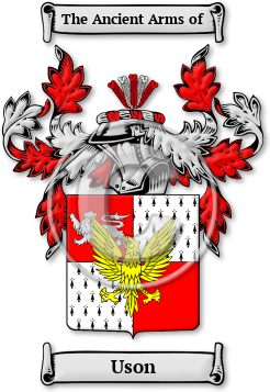 Uson Family Crest Download (jpg) Legacy Series - 150 DPI