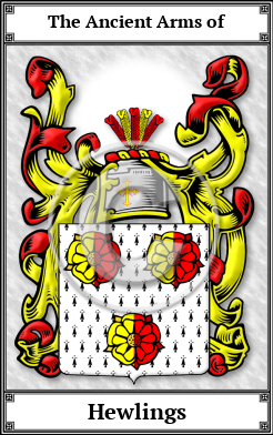 Hewlings Family Crest Download (JPG) Book Plated - 600 DPI