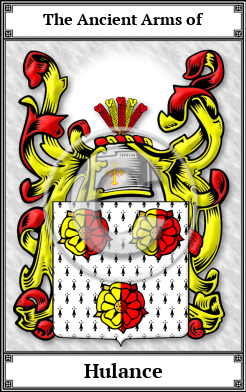 Hulance Family Crest Download (JPG) Book Plated - 600 DPI