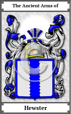 Hewster Family Crest Download (JPG)  Book Plated - 150 DPI