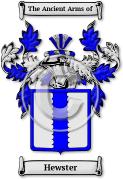 Hewster Family Crest Download (jpg) Legacy Series - 150 DPI