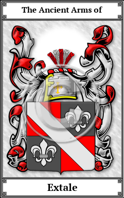 Extale Family Crest Download (JPG)  Book Plated - 150 DPI