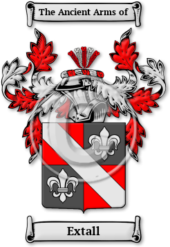 Extall Family Crest Download (JPG) Legacy Series - 600 DPI