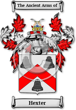 Hexter Family Crest Download (jpg) Legacy Series - 150 DPI