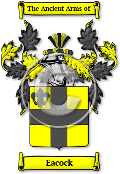 Eacock Family Crest Download (jpg) Legacy Series - 150 DPI