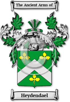 Heydendael Family Crest Download (jpg) Legacy Series - 150 DPI
