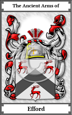 Efford Family Crest Download (JPG) Book Plated - 600 DPI