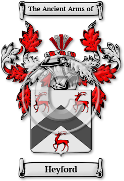 Heyford Family Crest Download (jpg) Legacy Series - 150 DPI