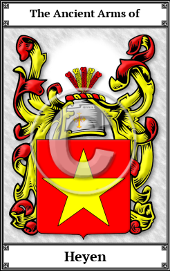 Heyen Family Crest Download (JPG)  Book Plated - 150 DPI