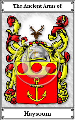 Haysoom Family Crest Download (JPG) Book Plated - 600 DPI