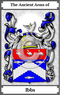 Ibbs Family Crest Download (JPG)  Book Plated - 150 DPI