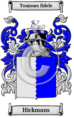 Hickmans Family Crest/Coat of Arms