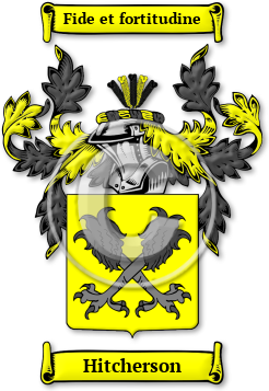 Hitcherson Family Crest Download (jpg) Legacy Series - 150 DPI