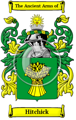 Hitchick Family Crest/Coat of Arms
