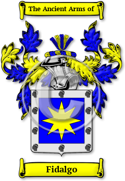 Fidalgo Family Crest Download (jpg) Legacy Series - 150 DPI