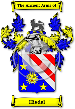 Hiedel Family Crest Download (jpg) Legacy Series - 150 DPI