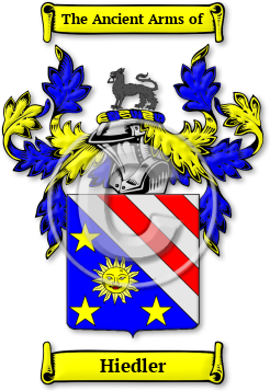 Hiedler Family Crest Download (jpg) Legacy Series - 150 DPI