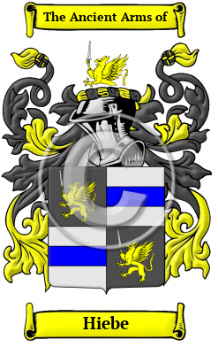 Hiebe Family Crest Download (JPG) Heritage Series - 300 DPI