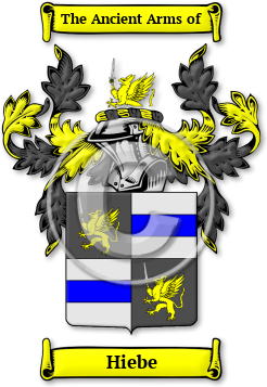 Hiebe Family Crest Download (jpg) Legacy Series - 150 DPI