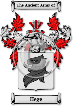 Hege Family Crest Download (jpg) Legacy Series - 150 DPI