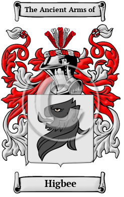 Higbee Family Crest Download (JPG) Heritage Series - 600 DPI