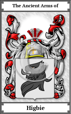 Higbie Family Crest Download (JPG)  Book Plated - 150 DPI