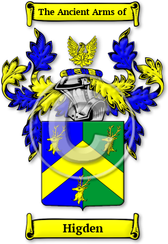 Higden Family Crest Download (jpg) Legacy Series - 150 DPI